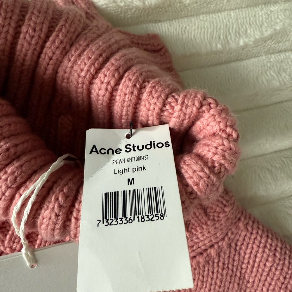 Acne Pink Cowl Turtleneck Sweater - Picture 6 of 10